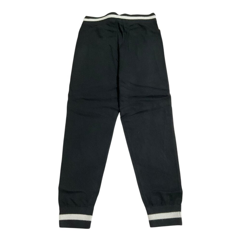 Michael Kors MK Lightweight Joggers Black/White Sweats Womens Size M/L NWT - Picture 2 of 8